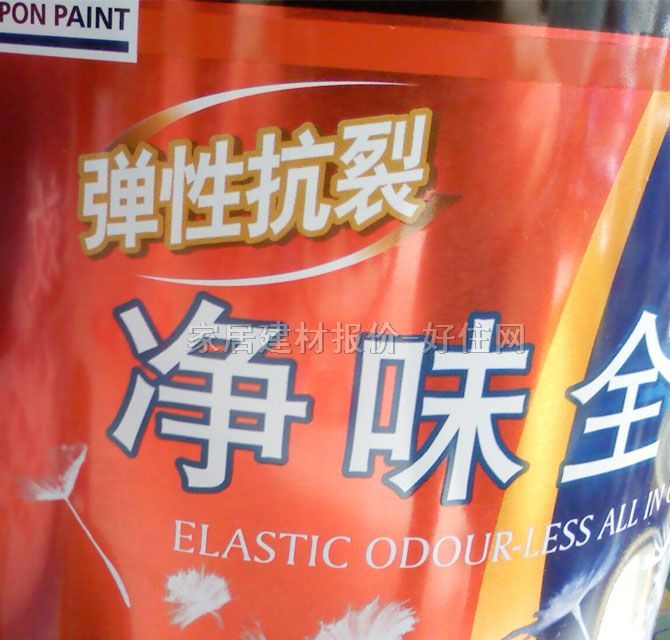 立邦內(nèi)墻乳膠漆 彈性抗裂凈味全效 5L 白色啞光