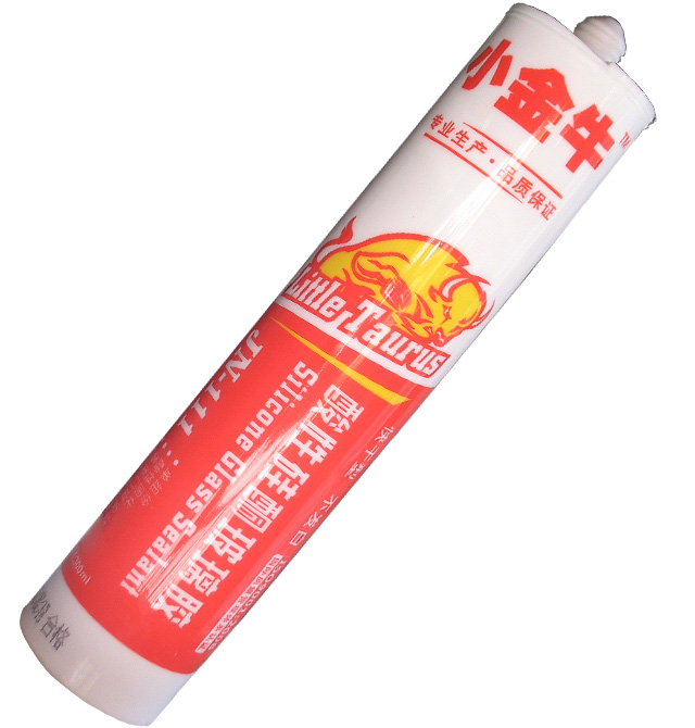 小金牛玻璃膠(密封膠) IN-111酸性硅酮玻璃膠透明 240g