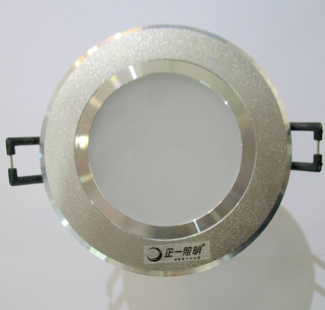 LEDͲ�����컨�� QY-L254G  Max.3w ���bǶ��ʽ �X�Ͻ���|(zh��)ɳ�yɫ