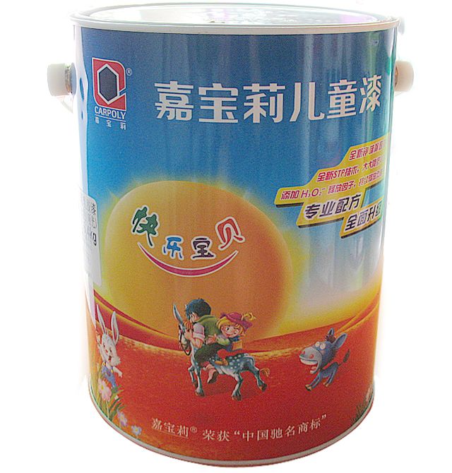 嘉寶莉內(nèi)墻乳膠漆 快樂寶貝兒童專用乳膠漆 BI1200B 6.4kg 白色啞光