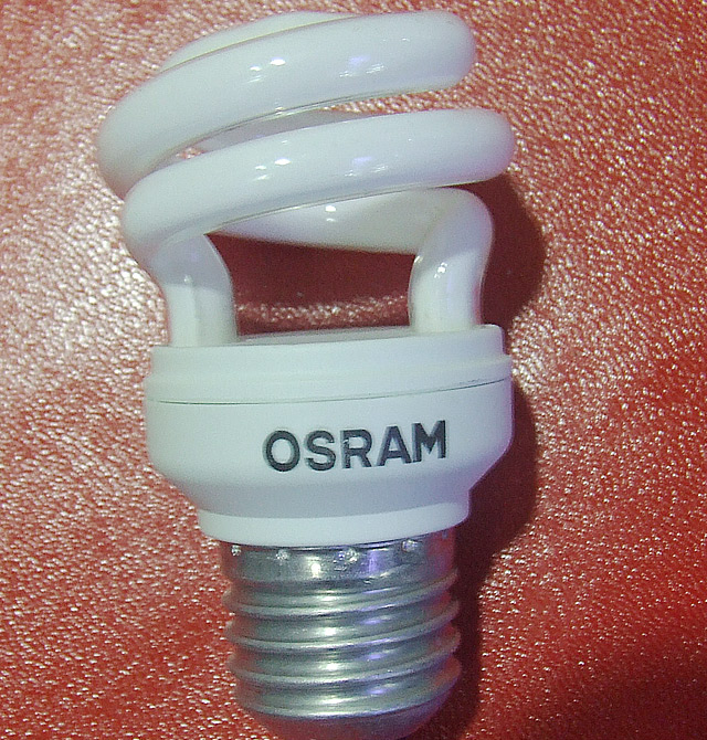 歐司朗節(jié)能燈光源 迷你螺旋型 8W