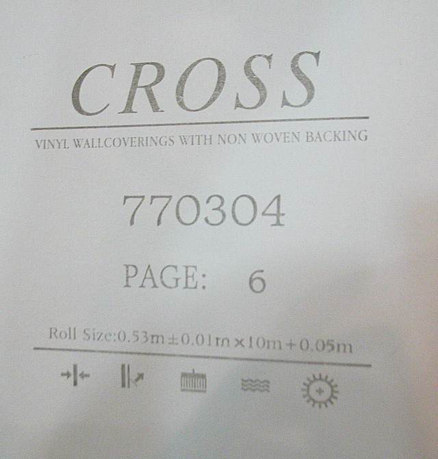 CROSS超超墻紙 770304 寬530mm×長10米 幾何 黃色