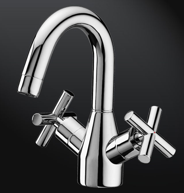 華藝面盆龍頭 19070T7 冷熱 雙把雙孔 無 不銹鋼