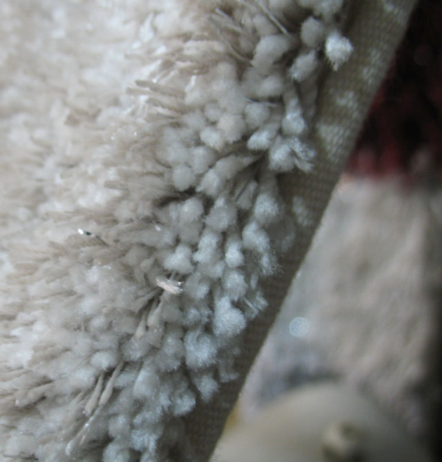 集美茶幾地毯 尼龍+纖維 TBLF3-07 定制尺寸 毛高4cm 手工紡織 米白 淺啡