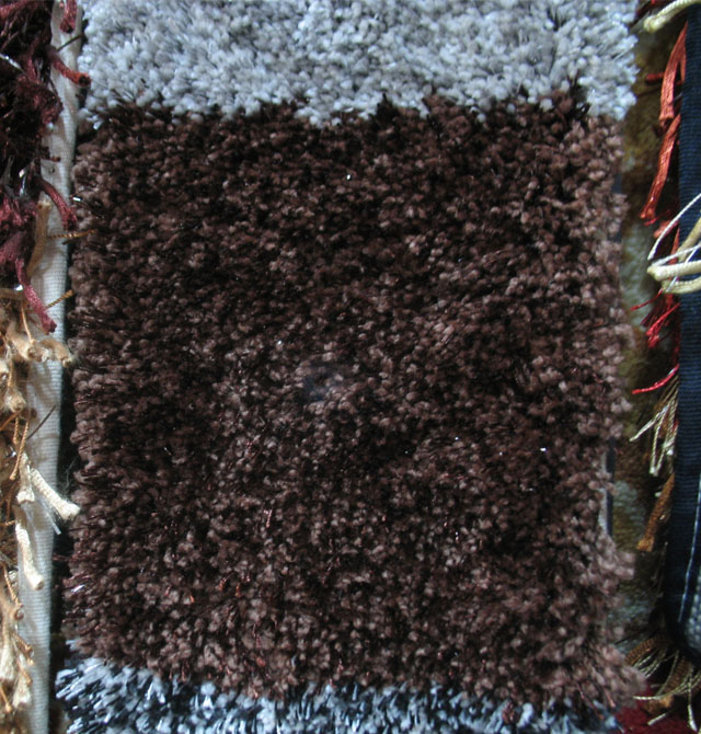 集美茶幾地毯 尼龍+纖維 TBLF3-04 定制尺寸 毛高4cm 手工紡織 深啡色