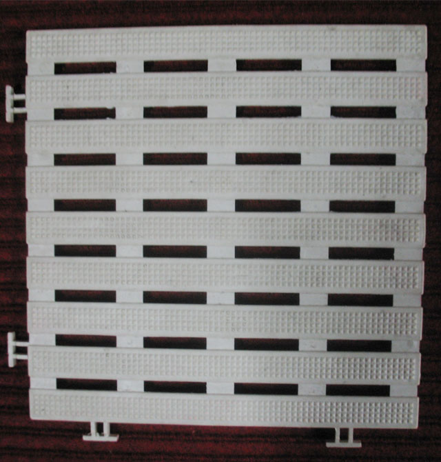 恒業(yè)防滑門墊 排骨型條形防滑隔水地墊 300mm×300mm