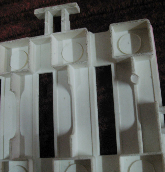 恒業(yè)防滑門墊 排骨型條形防滑隔水地墊 300mm×300mm