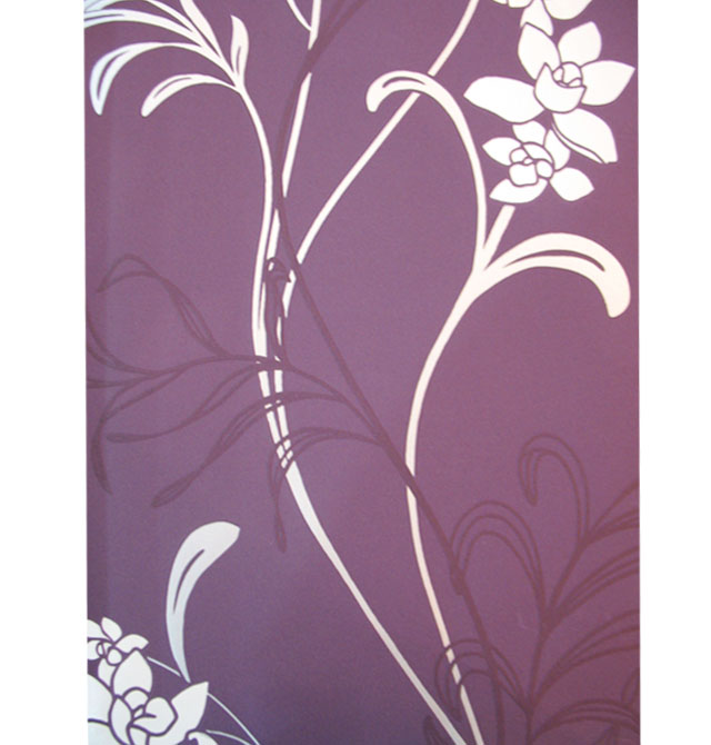 布魯斯特墻紙 北歐風(fēng)情(European Trend) 08554-10 寬530mm×長10米 紙基+發(fā)泡面層 花 紫色