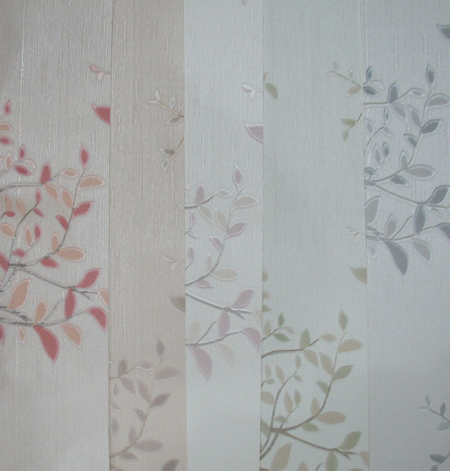 PUREELEGANCE墻紙 ZC-66032 寬53cm×長(zhǎng)10米 葉紋 米色 紅色