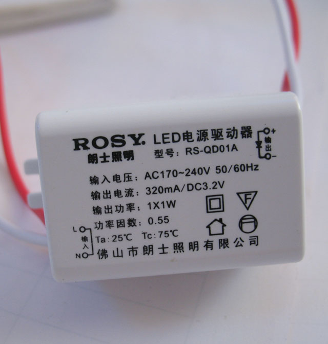 ��ʿLEDͲ�����컨�� LED��RS-LC211�����ף� 1��1w ���bǶ��ʽ �_�צ�60mm ܇�X���|(zh��)����ɫ