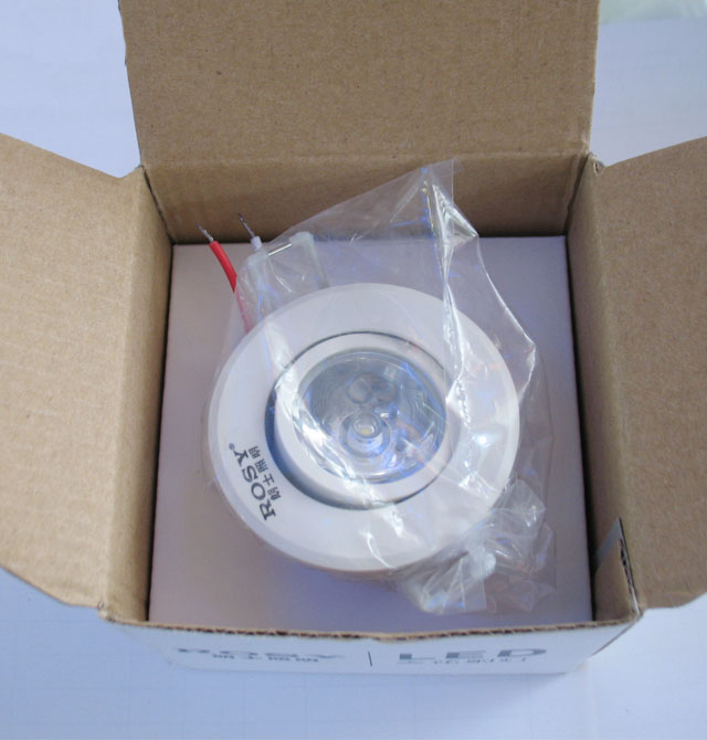 ��ʿLEDͲ�����컨�� LED��RS-LC211�����ף� 1��1w ���bǶ��ʽ �_�צ�60mm ܇�X���|(zh��)����ɫ