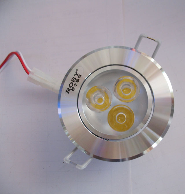 ��ʿLEDͲ�����컨�� LED��RS-LC213���߹⣩ 3��1w ���bǶ��ʽ �_�צ�72mm ܇�X���|(zh��)�߹�ɫ