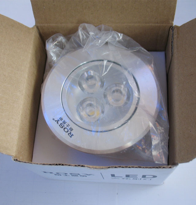 ��ʿLEDͲ�����컨�� LED��RS-LC213���߹⣩ 3��1w ���bǶ��ʽ �_�צ�72mm ܇�X���|(zh��)�߹�ɫ