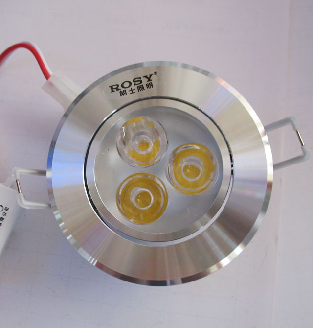 LEDͲ�����컨�� LED��RS-LC213���߹⣩ 3��1w ���bǶ��ʽ �_�צ�72mm ܇�X���|(zh��)�߹�ɫ