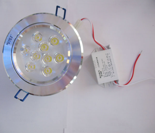 ��ʿLEDͲ�����컨�� LED��RS-LC229���߹⣩ 9��1w ���bǶ��ʽ �_�צ�125mm ܇�X���|(zh��)�߹�ɫ