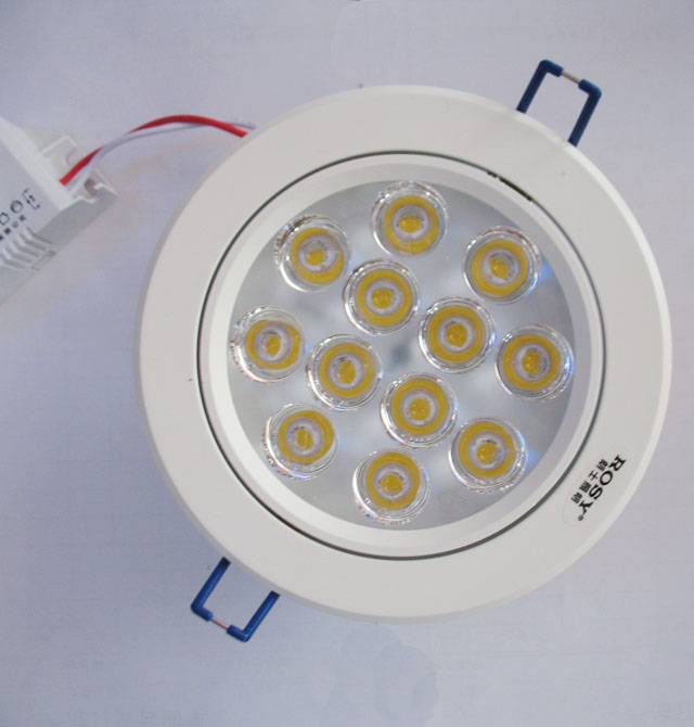 LEDͲ�����컨�� LED��RS-LC2212�����ף� 12��1w ���bǶ��ʽ �_�צ�125mm ܇�X���|(zh��)����ɫ