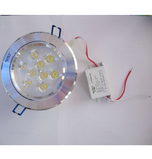 LEDͲ�����컨�� LED��RS-LC229���߹⣩ 9��1w ���bǶ��ʽ �_�צ�125mm ܇�X���|(zh��)�߹�ɫ