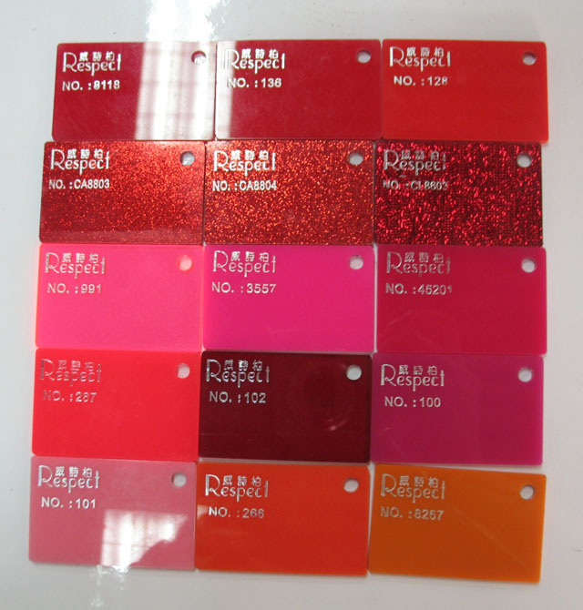 威詩(shī)柏有機(jī)玻璃板(亞克力板) 有色板系列8814 2440×1220×3mm