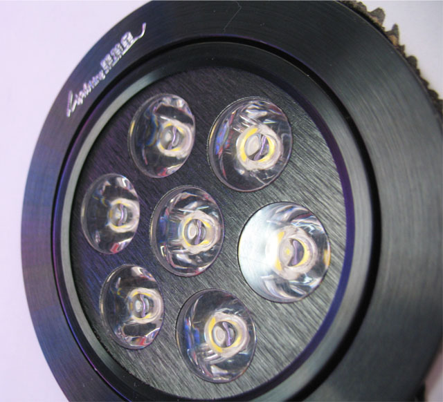 �R�ؽ�LEDͲ�����컨�� THD-8008 7��1w ���bǶ��ʽ �X�Ͻ���|(zh��)��ɫ