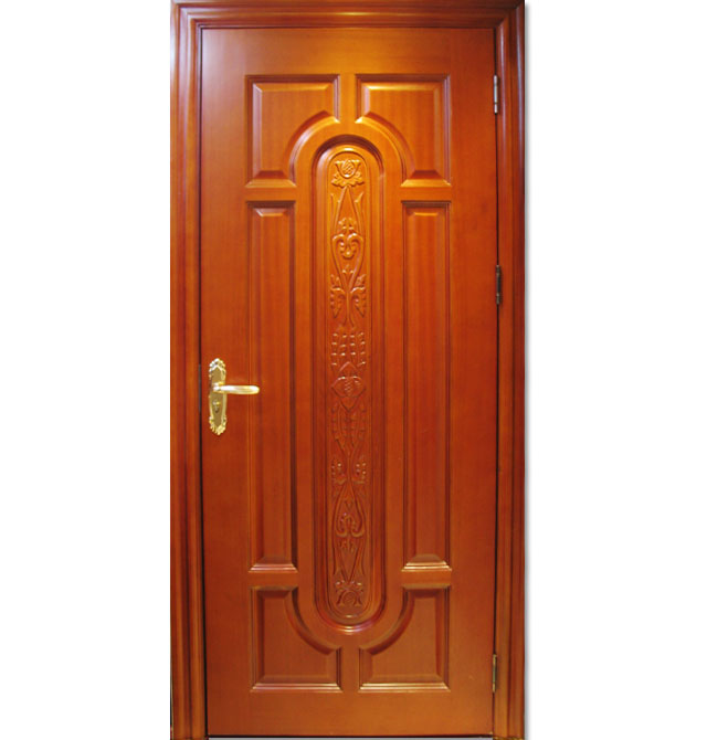 昊帥原木實木門 HS(M)-M-05金絲柚泡板木門 2050mm×850mm×厚150mm×1扇