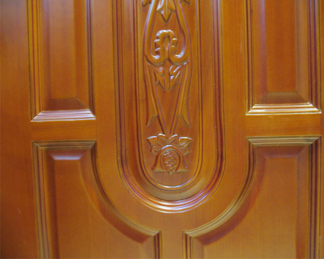 昊帥原木實木門 HS(M)-M-05金絲柚泡板木門 2050mm×850mm×厚150mm×1扇