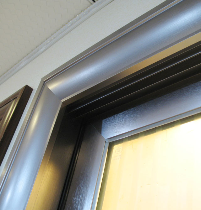 昊帥鋁合金門 HS(M)-L-04鐵灰隔斷門 訂做