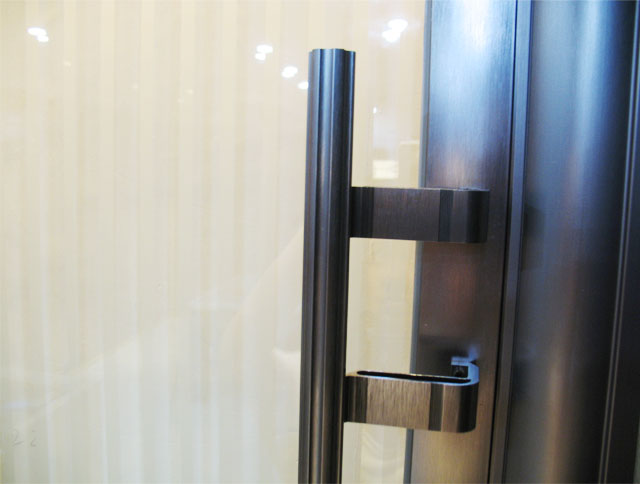 昊帥鋁合金門 HS(M)-L-04鐵灰隔斷門 訂做