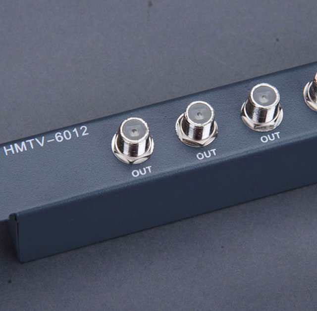 鴻雁數(shù)據(jù)信息模塊 HMTV-6012 1進(jìn)6出 有線電視分配器