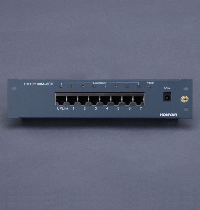 鴻雁數(shù)據(jù)信息模塊 HM10/100M-8SH 1進(jìn)7出 網(wǎng)絡(luò)交換機(jī)