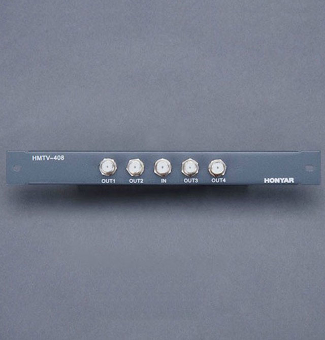鴻雁數(shù)據(jù)信息模塊 HMTV-408 1進(jìn)4出 有線電視四分配器