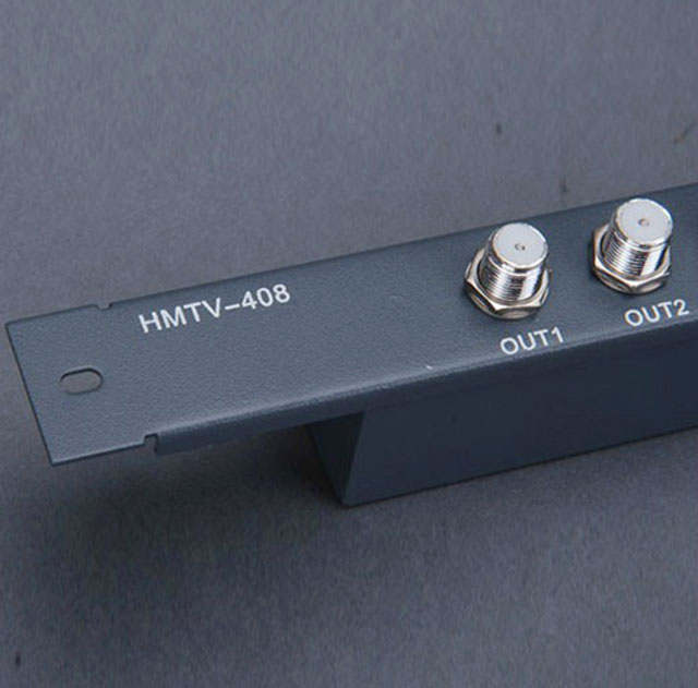 鴻雁數(shù)據(jù)信息模塊 HMTV-408 1進(jìn)4出 有線電視四分配器