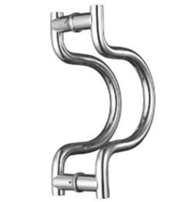 鑫踏玻璃門拉手 不銹鋼彎管拉手 可定做