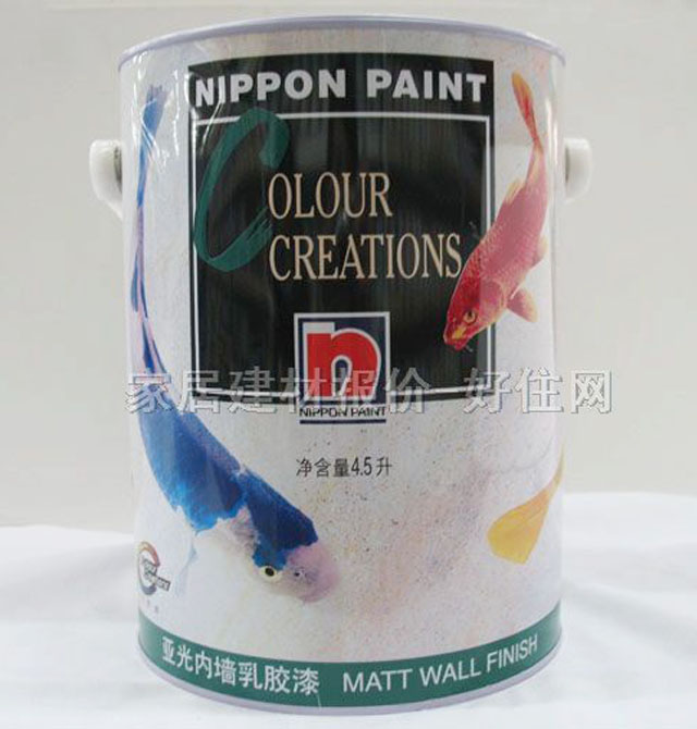 立邦內(nèi)墻乳膠漆 夢幻千色B4亞光內(nèi)墻乳膠漆 4.5L 白色啞光