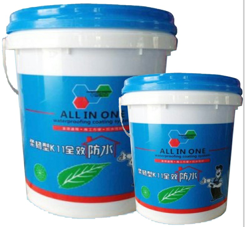 中鵬防水涂料 柔韌型全效防水漿料(單組分) 15kg K-11柔韌型