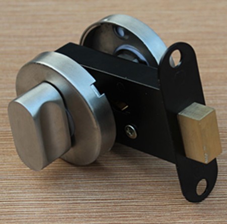 UZEN木門鎖 304衛(wèi)生間指示鎖0213 35mm-45mm 不銹鋼 其他 閃銀色