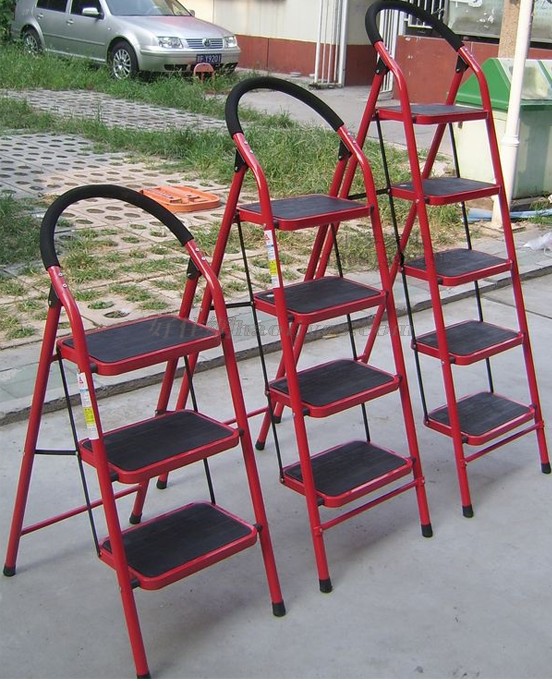 步步高梯子 家用折疊梯 四步4步 200KG 鋼管 半絕緣