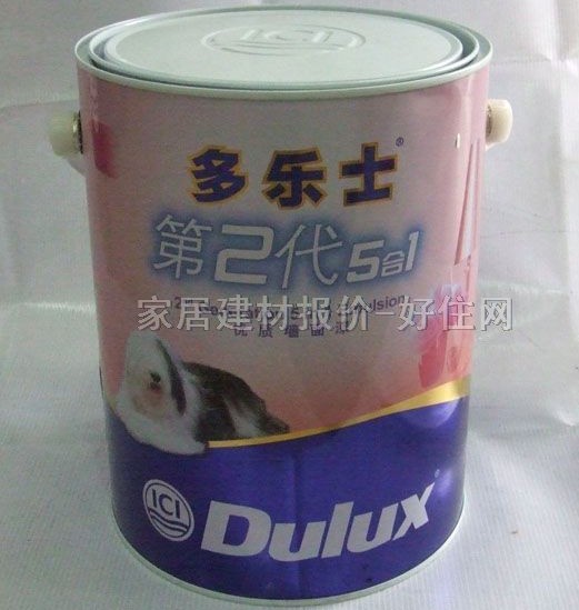 多樂(lè)士?jī)?nèi)墻乳膠漆 第2代5合1優(yōu)質(zhì)墻面漆 5L 白色