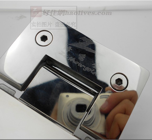 秀金玻璃門(mén)合頁(yè)浴室?jiàn)A 鏡面浴室?jiàn)AZ-003 135/180度