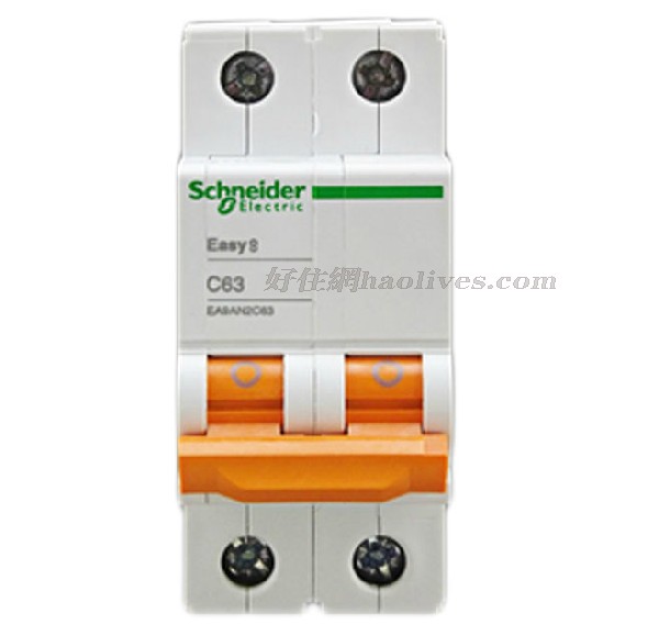 施耐德斷路器\空氣開關(guān) EA9AN2C63 2P 63A 空氣開關(guān)(塑殼斷路器) 4-10kv