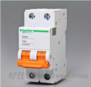 施耐德斷路器\空氣開關(guān) EA9AN2C63 2P 63A 空氣開關(guān)(塑殼斷路器) 4-10kv