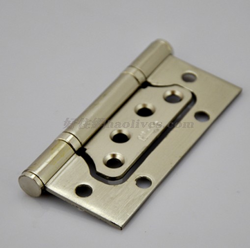 雙興門柜合頁 足厚門鉸 4寸×2.5mm厚 拉絲不銹鋼 子母合頁