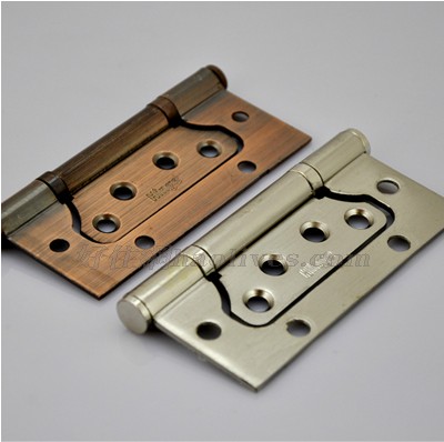 雙興門柜合頁 足厚門鉸 4寸×2.5mm厚 拉絲不銹鋼 子母合頁