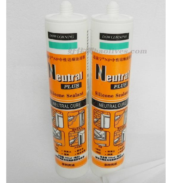 道康寧玻璃膠(密封膠) 中性硅酮密封膠半透明 300ml