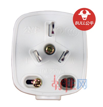 公牛插頭 正品單相三極插頭GNT-10 10A 250V~