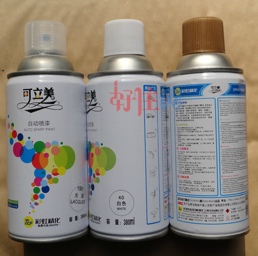 可立美手搖自動(dòng)噴漆 光油 380ML 透明