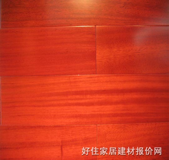 富林實(shí)木地板 南美鉆石紅檀 610mm×125mm×厚18mm