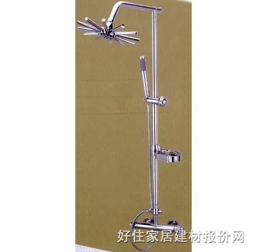 埃爾柯淋浴柱 可調(diào)節(jié)掛桿銅 AEK1006 明裝掛墻式