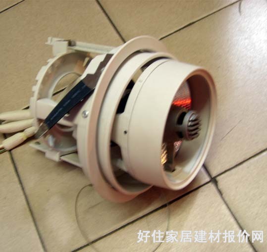 恒輝金鹵射燈 帶底座HW-DL-T308 70w 白色