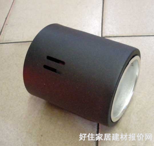 云達(dá)明裝筒燈 圓形 Φ3寸 鋁合金材質(zhì)黑色 圓形 螺口燈泡