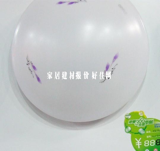 歐普吸頂燈 臥室吸頂燈 圓形 現(xiàn)代流行風(fēng)格 白底帶圖案亞克力